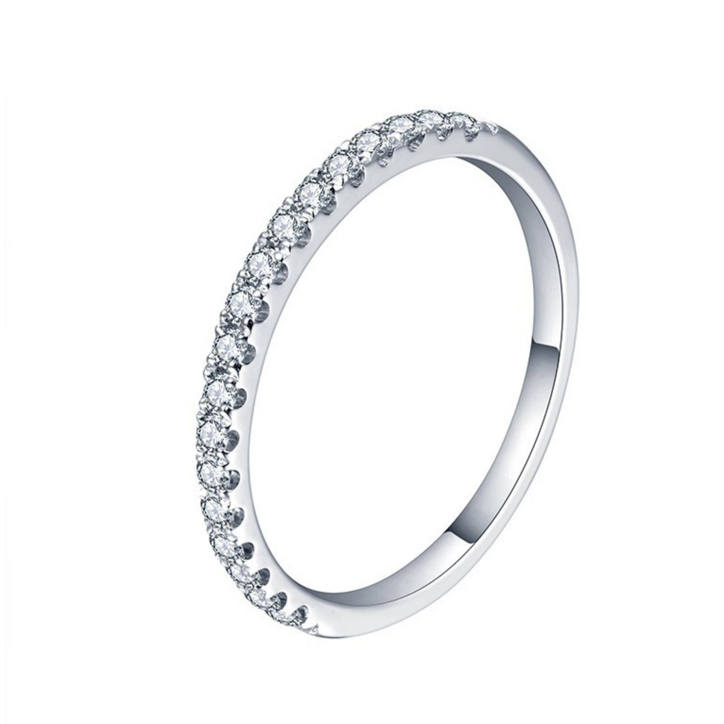 Perfect Pavé - 1.5mm Moissanite Band